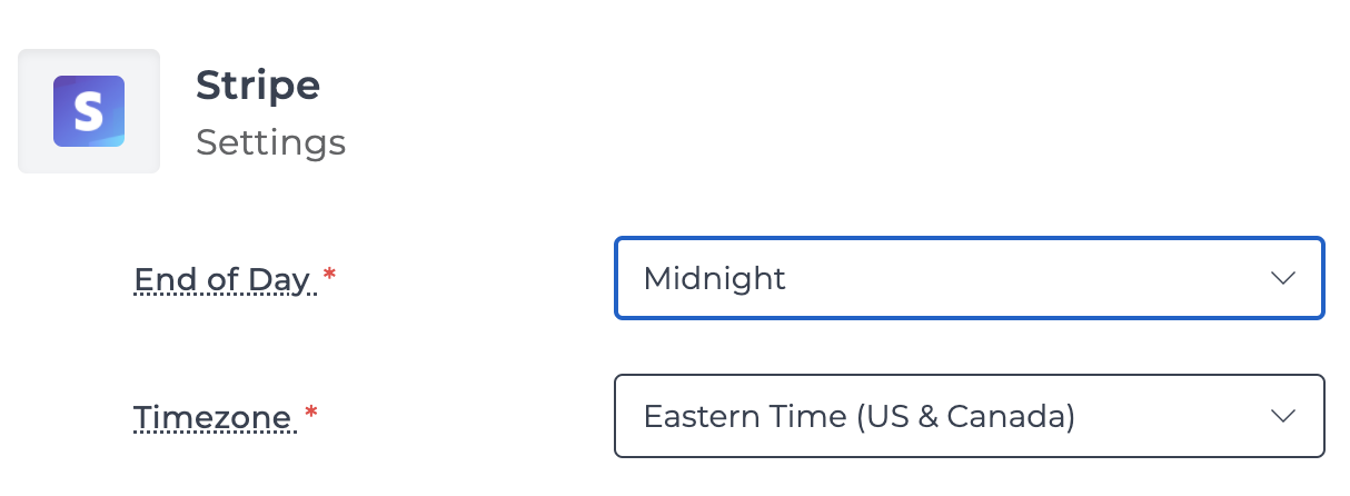 Setting time zone