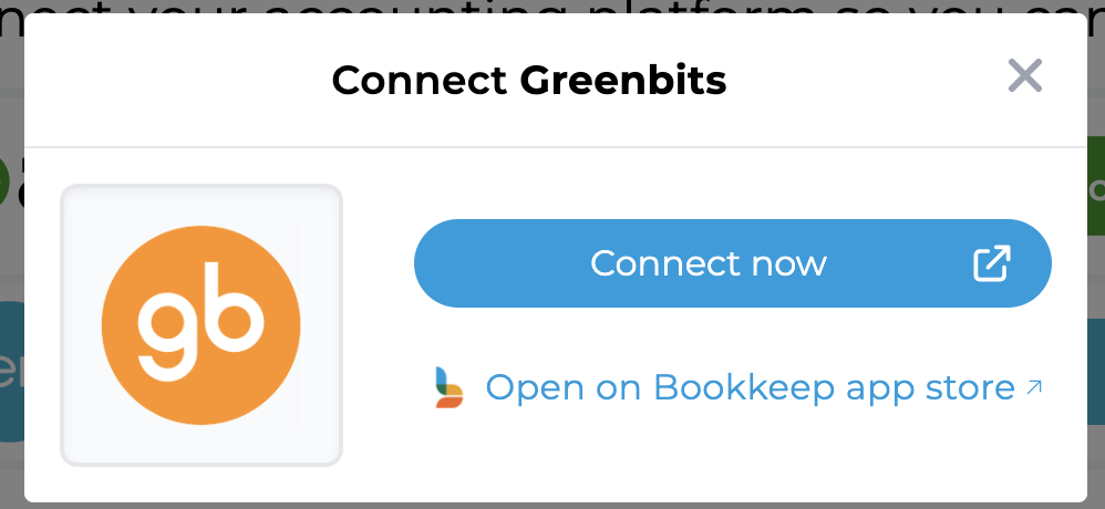 Greenbits connection option